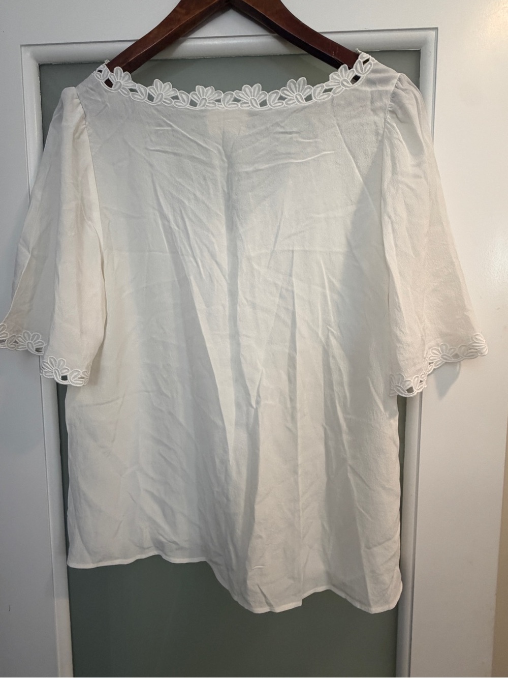Sezane Ilonie Blouse in Ecru - Picture 8 of 11